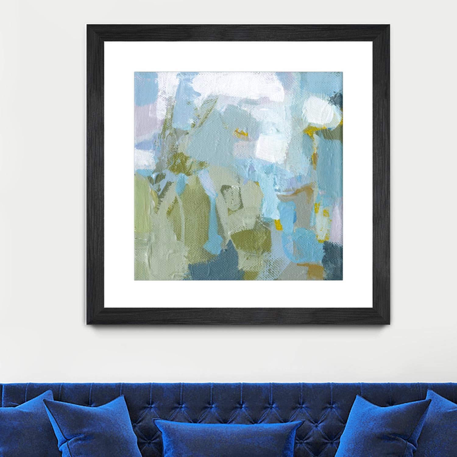 Dinner Mints by Christina Long on GIANT ART - green abstract