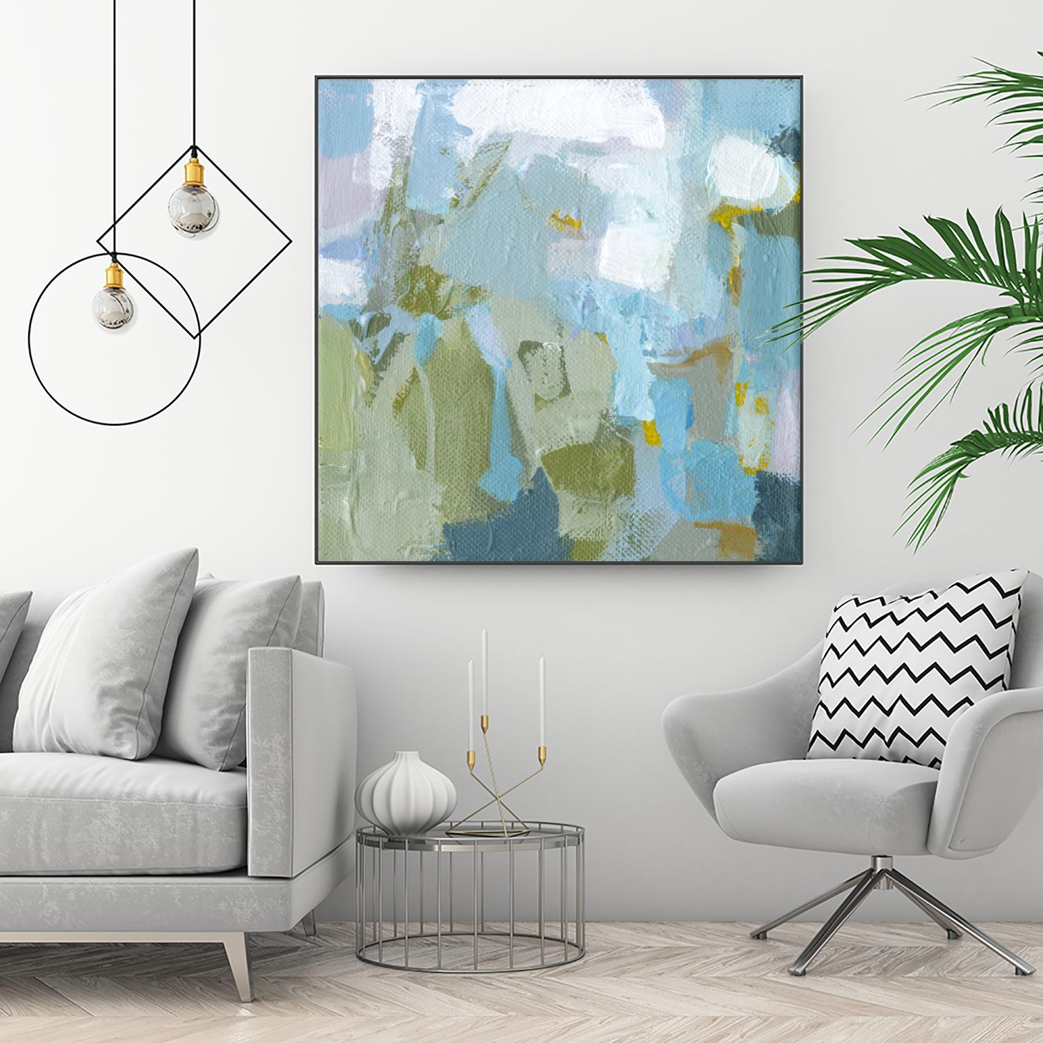 Dinner Mints by Christina Long on GIANT ART - green abstract