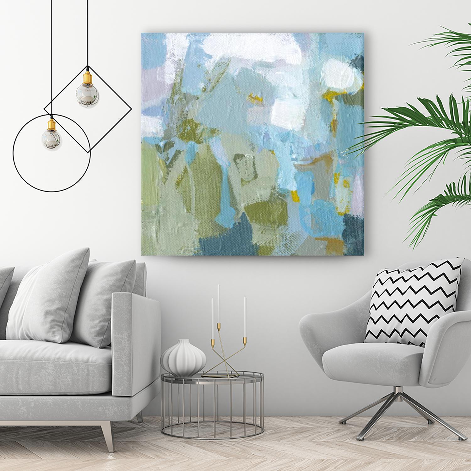 Dinner Mints by Christina Long on GIANT ART - green abstract