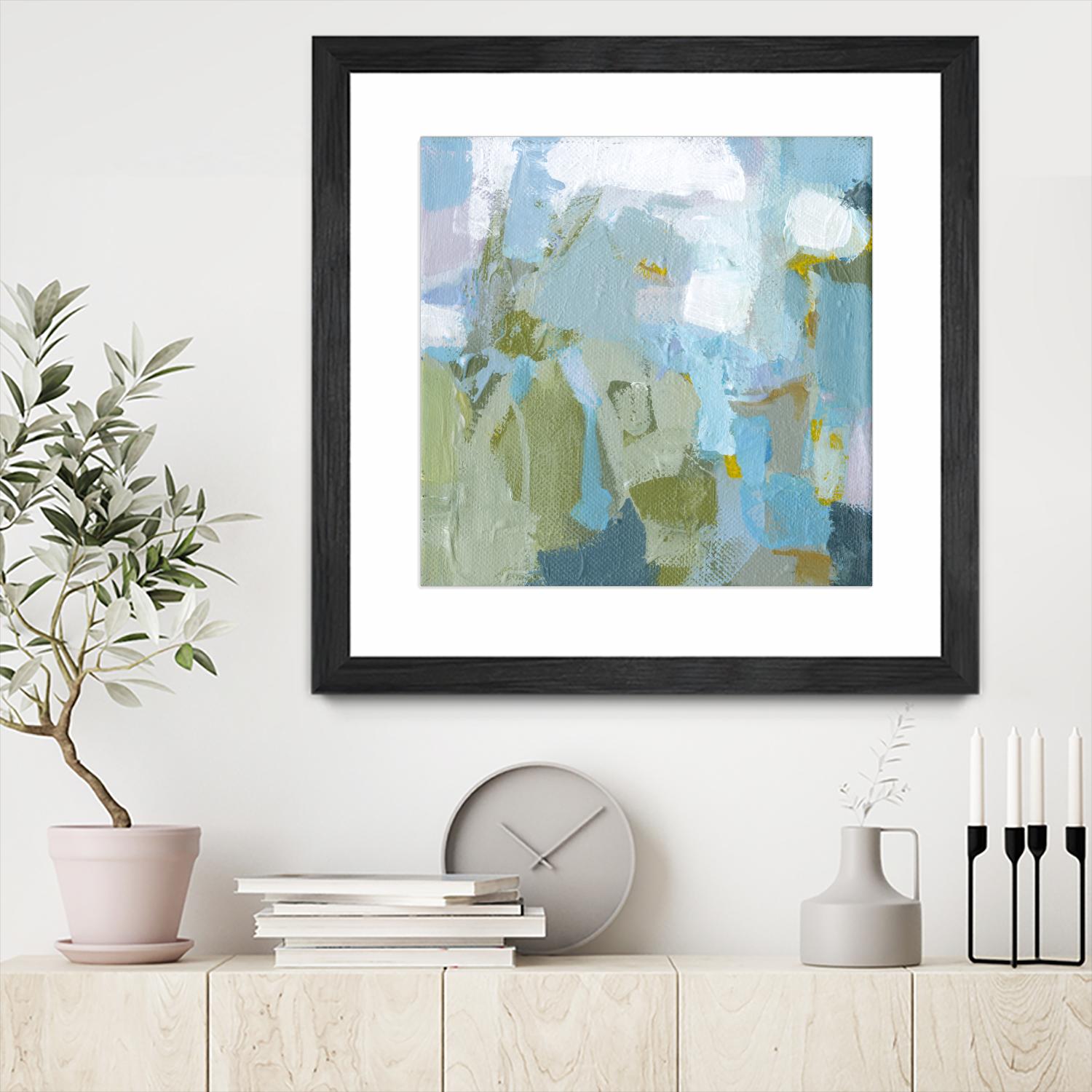 Dinner Mints by Christina Long on GIANT ART - green abstract