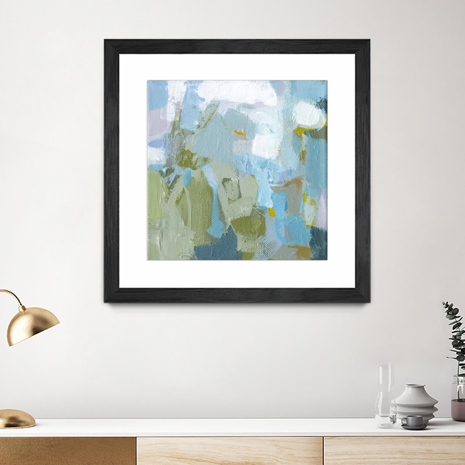 Dinner Mints by Christina Long on GIANT ART - green abstract