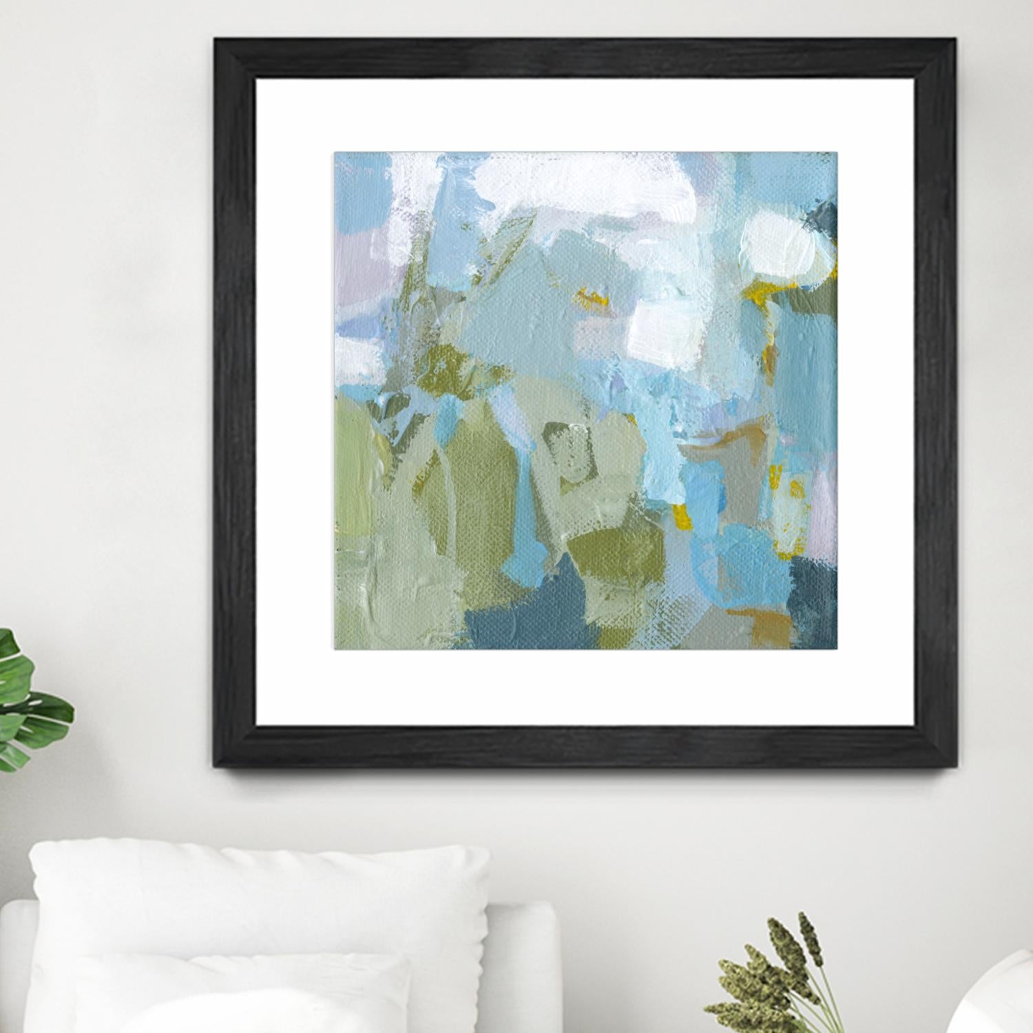 Dinner Mints by Christina Long on GIANT ART - green abstract