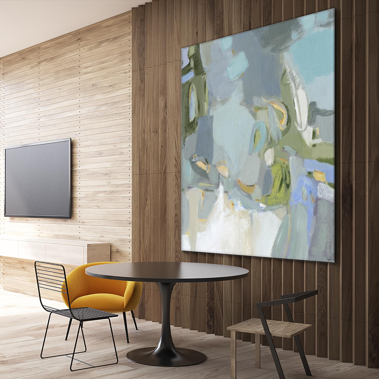 Moonlight by Christina Long on GIANT ART - green abstract