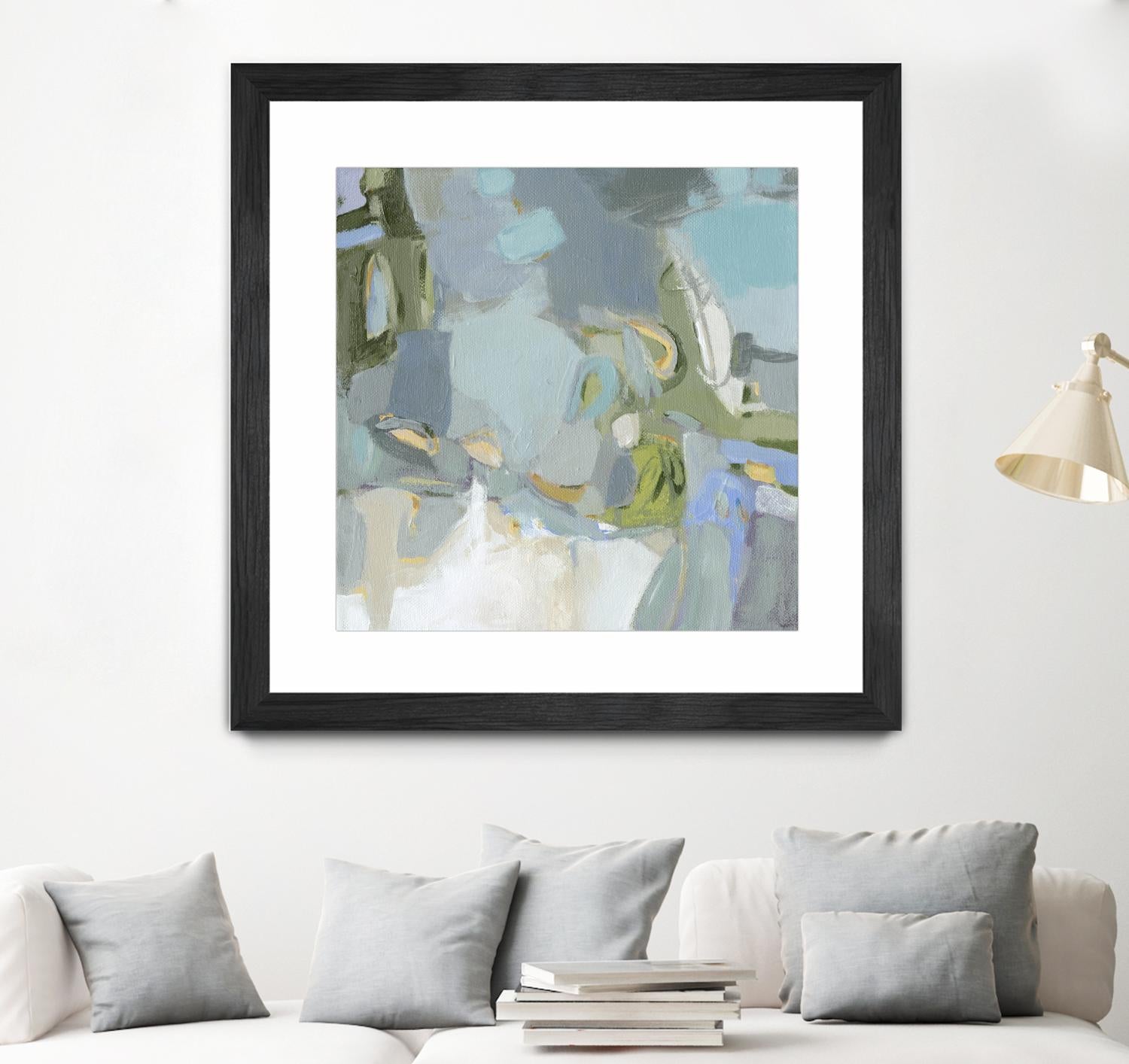 Moonlight by Christina Long on GIANT ART - green abstract