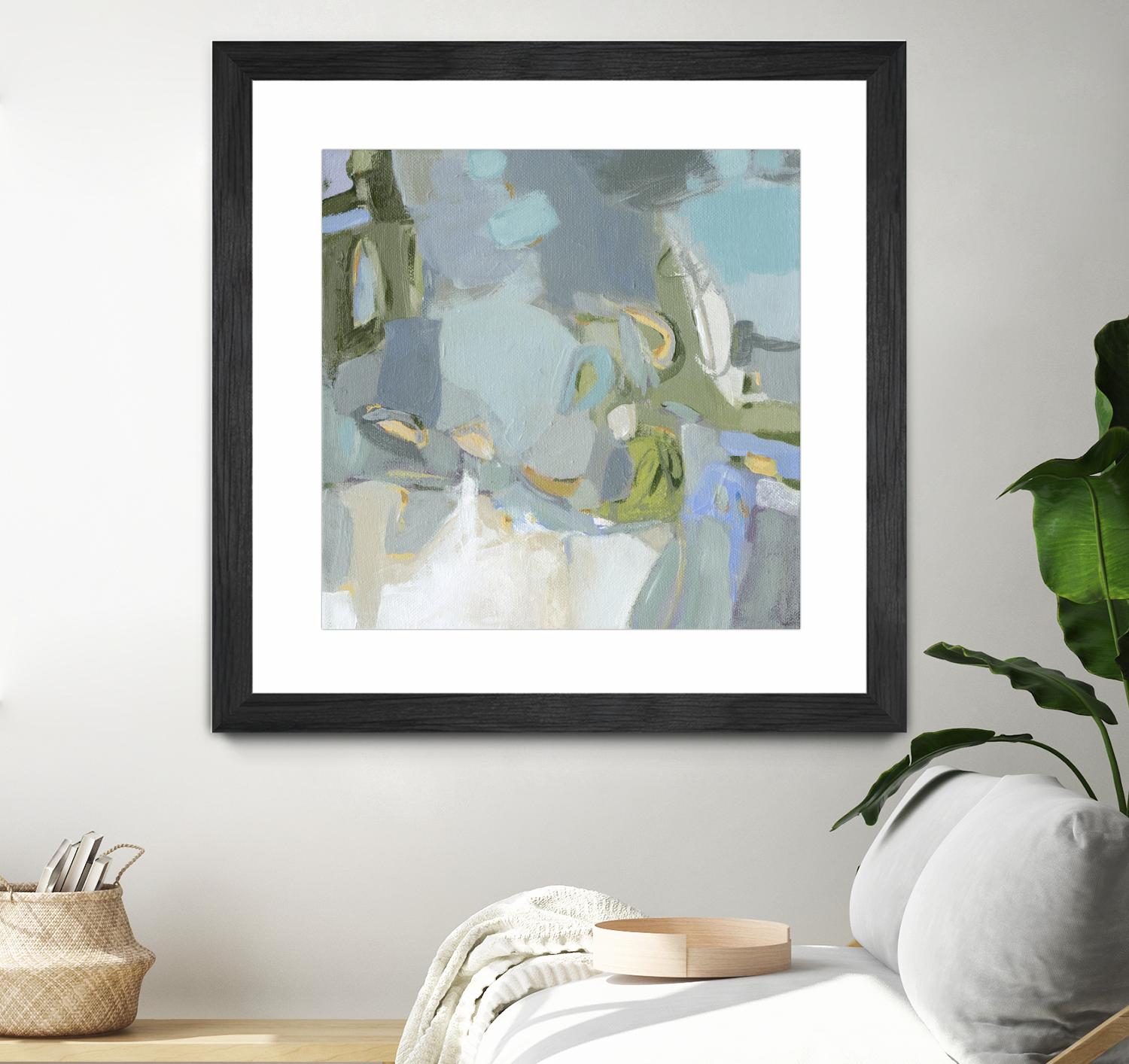 Moonlight by Christina Long on GIANT ART - green abstract