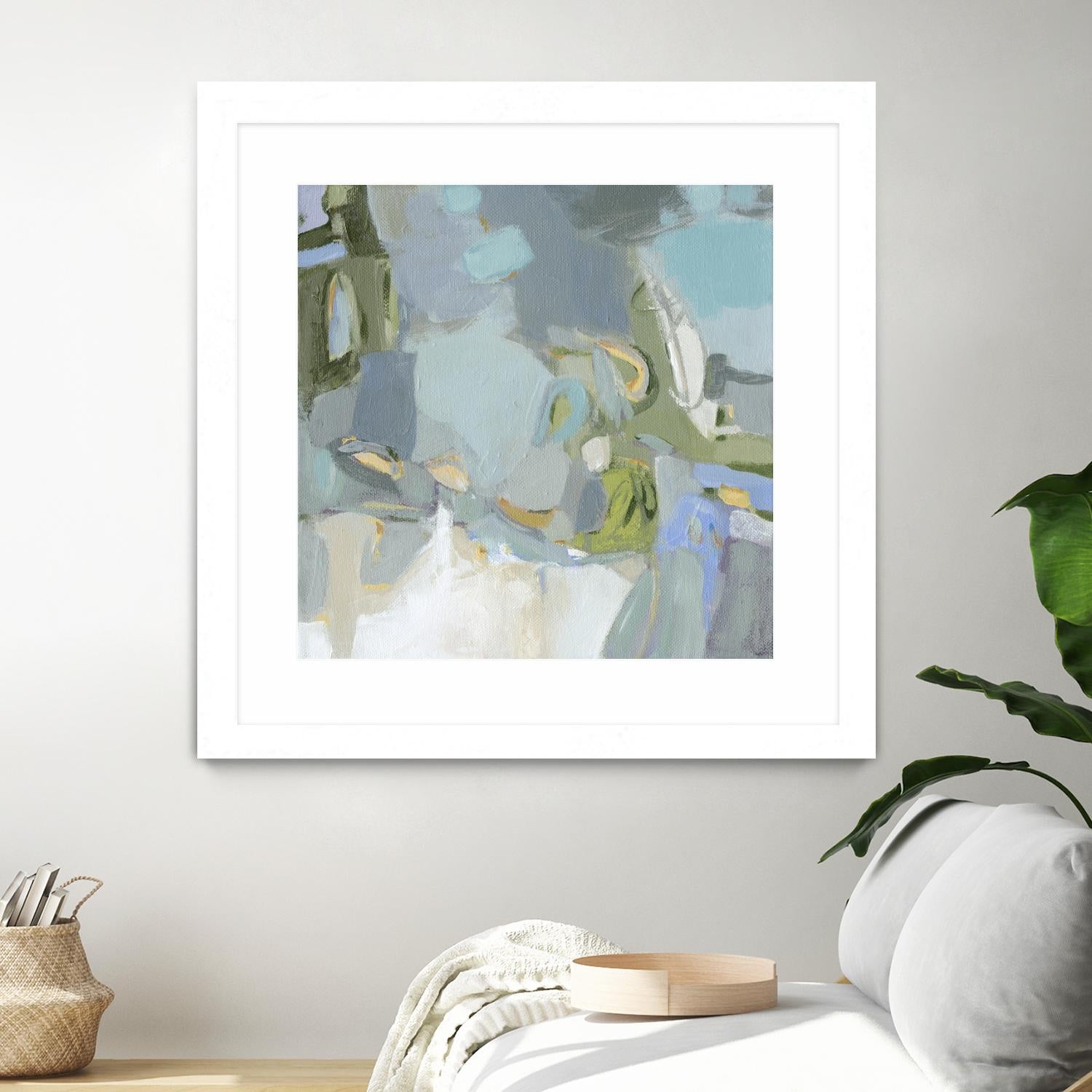 Moonlight by Christina Long on GIANT ART - green abstract