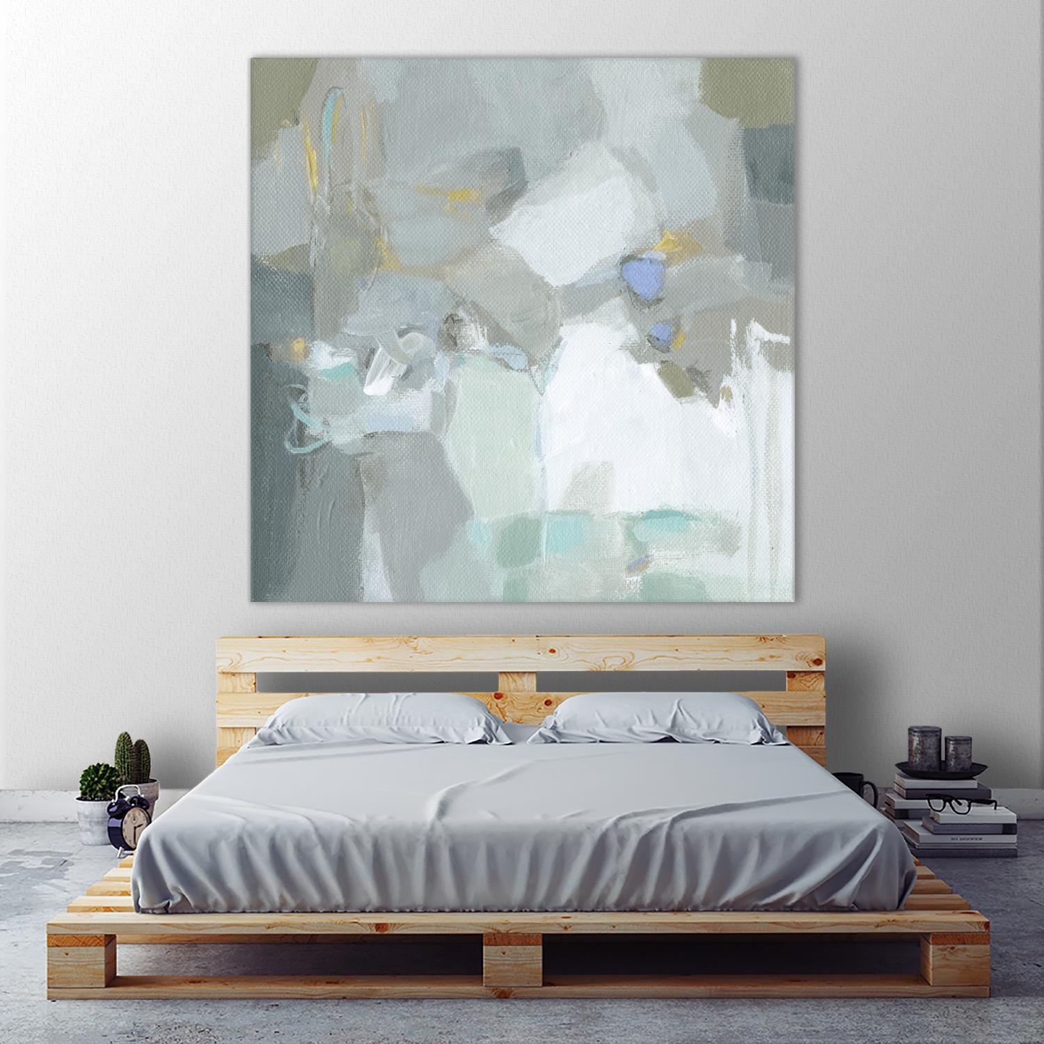 Frosted Flakes by Christina Long on GIANT ART - green abstract