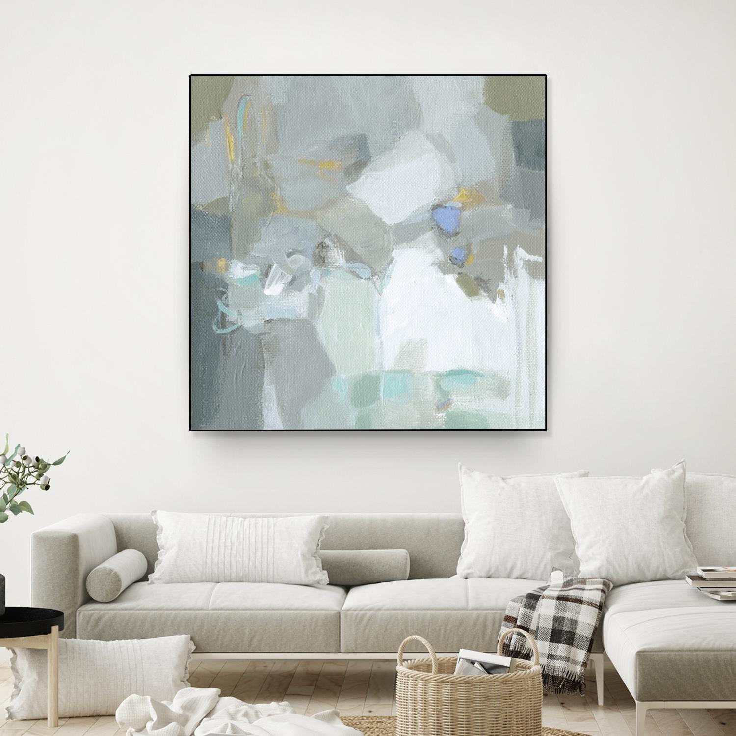 Frosted Flakes by Christina Long on GIANT ART - green abstract