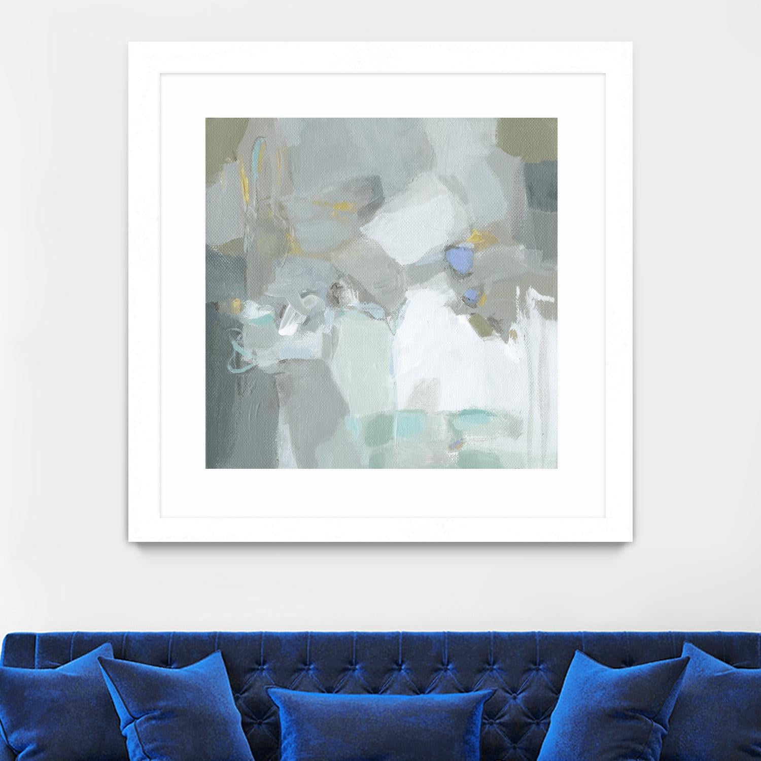 Frosted Flakes by Christina Long on GIANT ART - green abstract