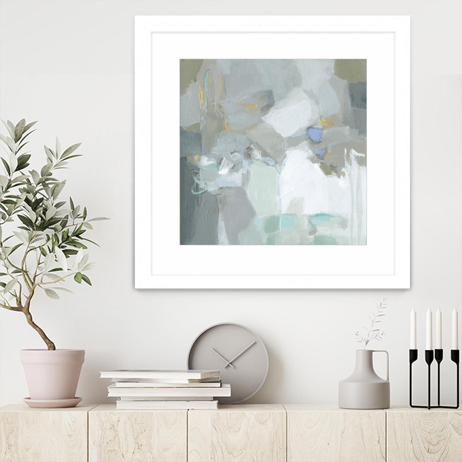 Frosted Flakes by Christina Long on GIANT ART - green abstract