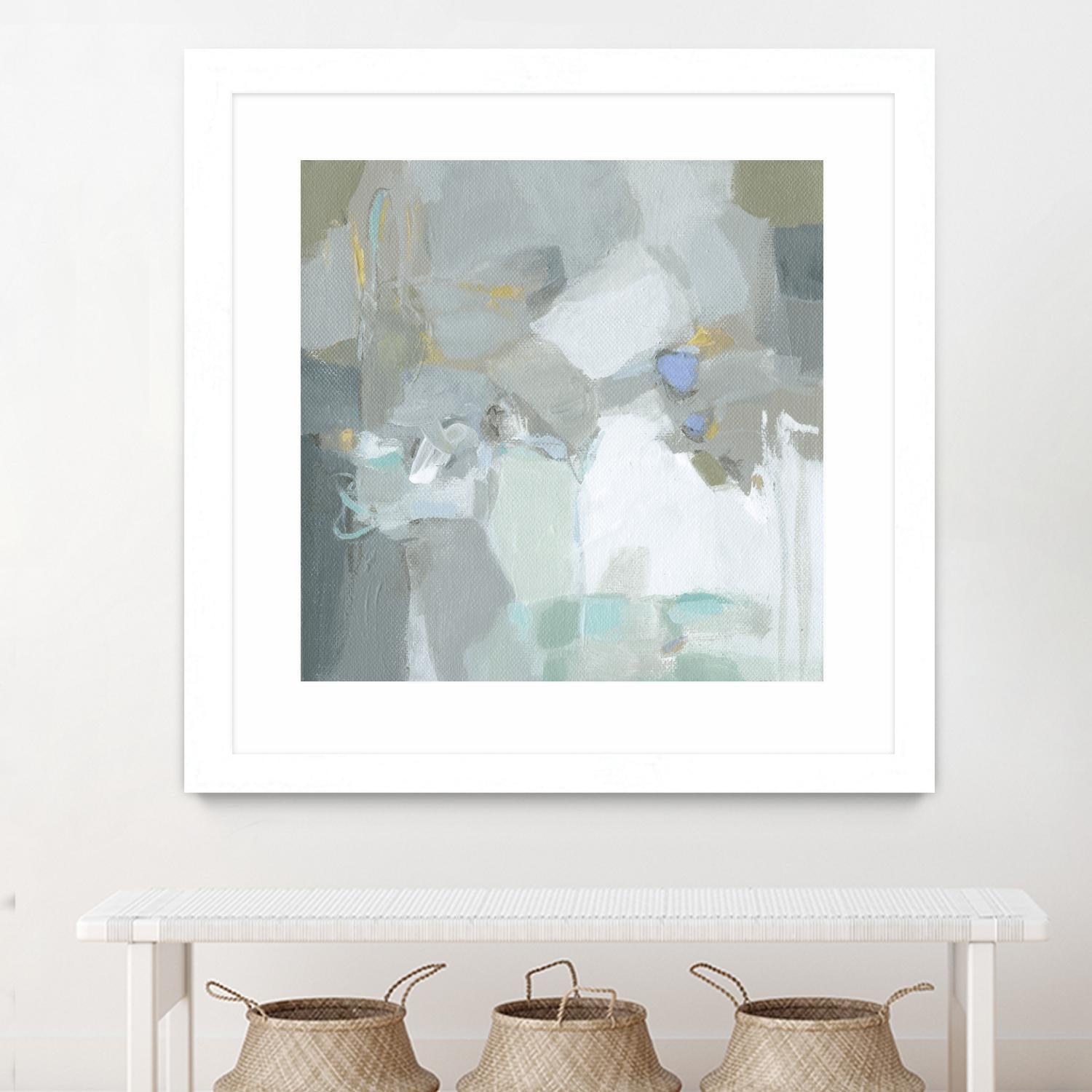 Frosted Flakes by Christina Long on GIANT ART - green abstract