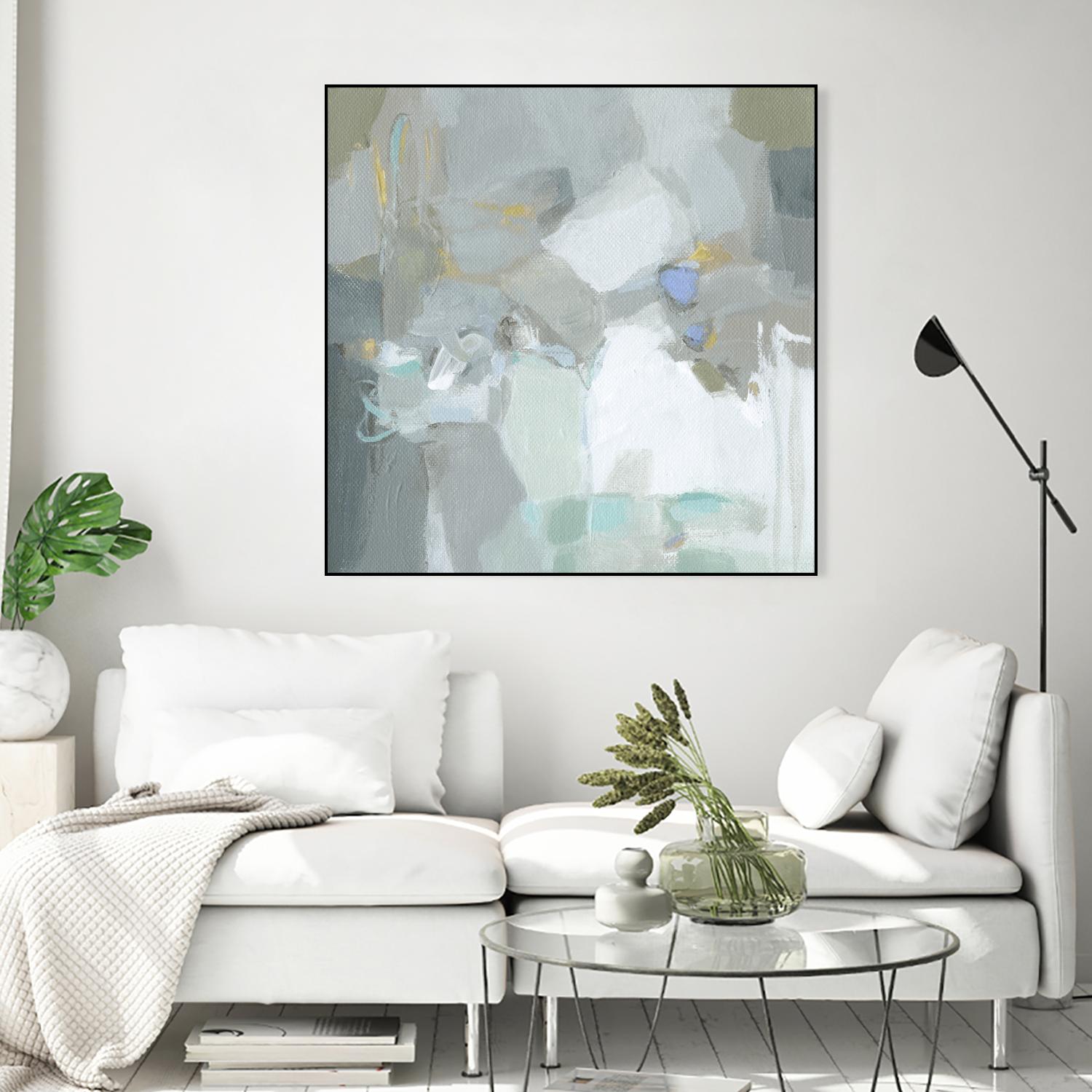 Frosted Flakes by Christina Long on GIANT ART - green abstract