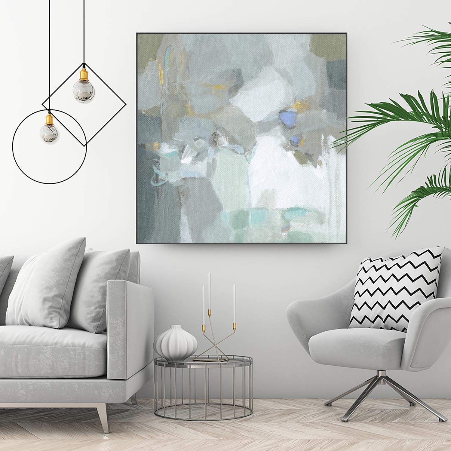 Frosted Flakes by Christina Long on GIANT ART - green abstract