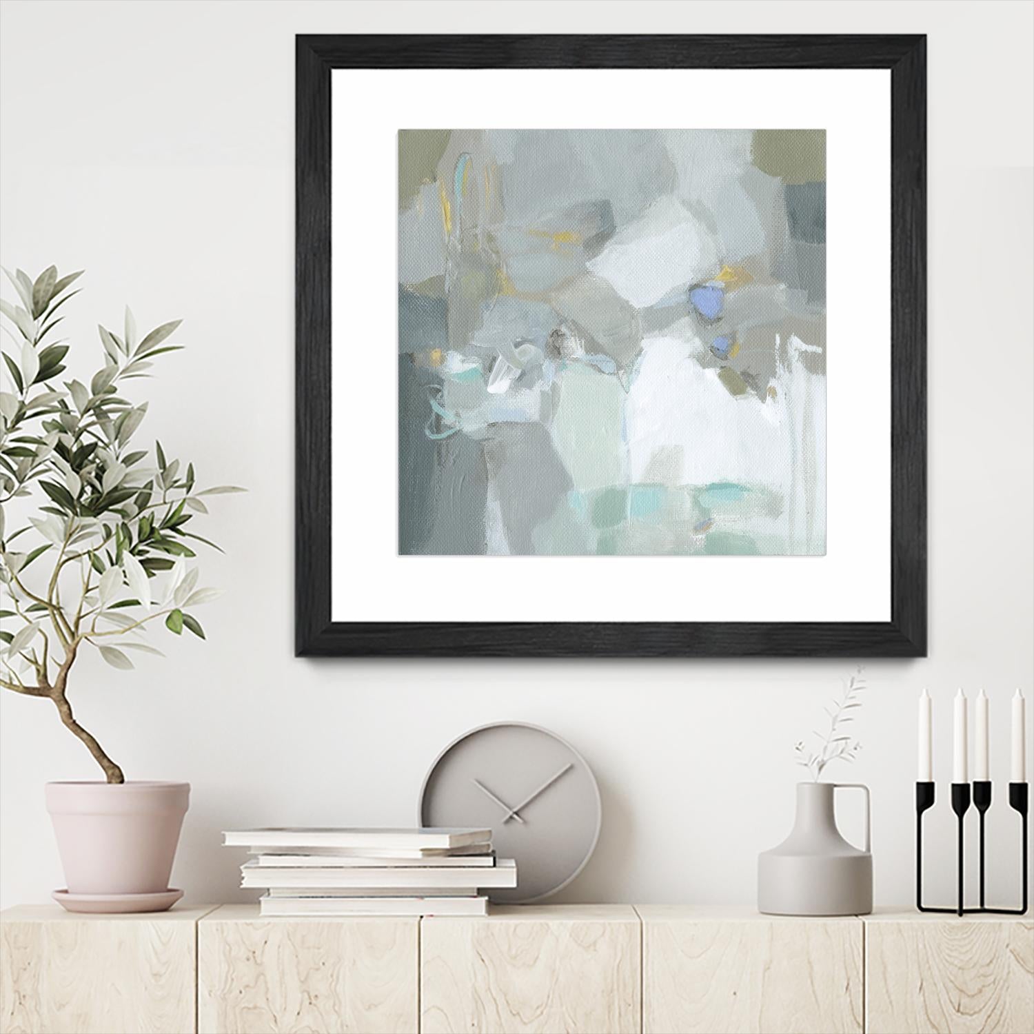 Frosted Flakes by Christina Long on GIANT ART - green abstract