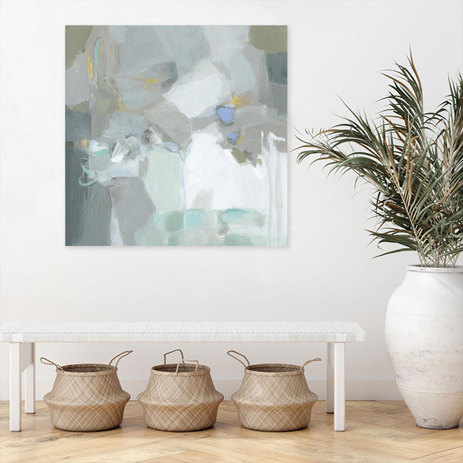 Frosted Flakes by Christina Long on GIANT ART - green abstract