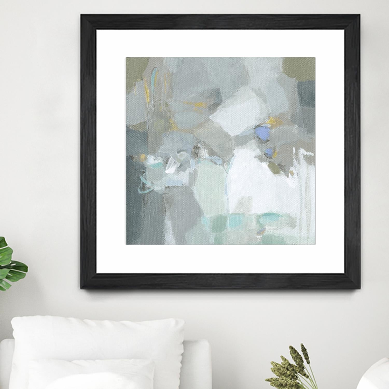 Frosted Flakes by Christina Long on GIANT ART - green abstract