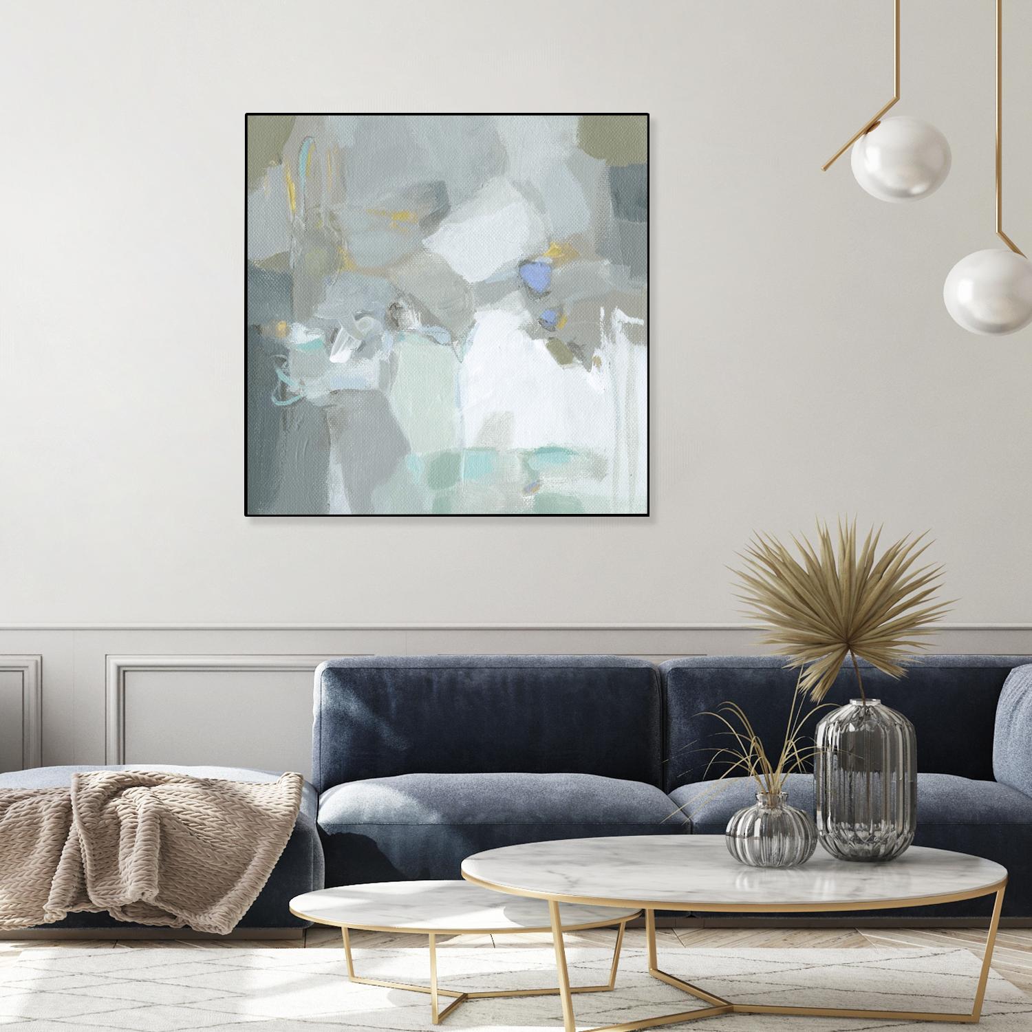 Frosted Flakes by Christina Long on GIANT ART - green abstract