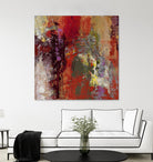 Sidecars III by Janet Bothne on GIANT ART - red abstract
