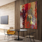 Sidecars III by Janet Bothne on GIANT ART - red abstract