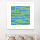 Modern Circuit V by Charles McMullen on GIANT ART - green abstract