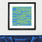 Modern Circuit V by Charles McMullen on GIANT ART - green abstract