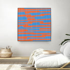 Modern Circuit VI by Charles McMullen on GIANT ART - blue abstract