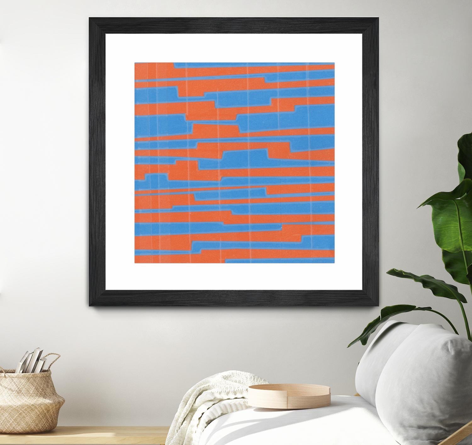 Modern Circuit VI by Charles McMullen on GIANT ART - blue abstract