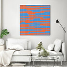 Modern Circuit VI by Charles McMullen on GIANT ART - blue abstract
