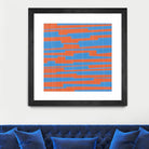 Modern Circuit VI by Charles McMullen on GIANT ART - blue abstract