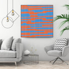 Modern Circuit VI by Charles McMullen on GIANT ART - blue abstract