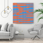 Modern Circuit VI by Charles McMullen on GIANT ART - blue abstract