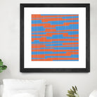 Modern Circuit VI by Charles McMullen on GIANT ART - blue abstract