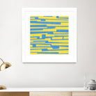 Modern Circuit VII by Charles McMullen on GIANT ART - yellow abstract