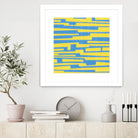 Modern Circuit VII by Charles McMullen on GIANT ART - yellow abstract