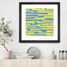 Modern Circuit VII by Charles McMullen on GIANT ART - yellow abstract