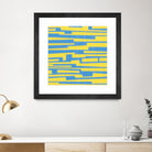 Modern Circuit VII by Charles McMullen on GIANT ART - yellow abstract