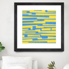 Modern Circuit VII by Charles McMullen on GIANT ART - yellow abstract