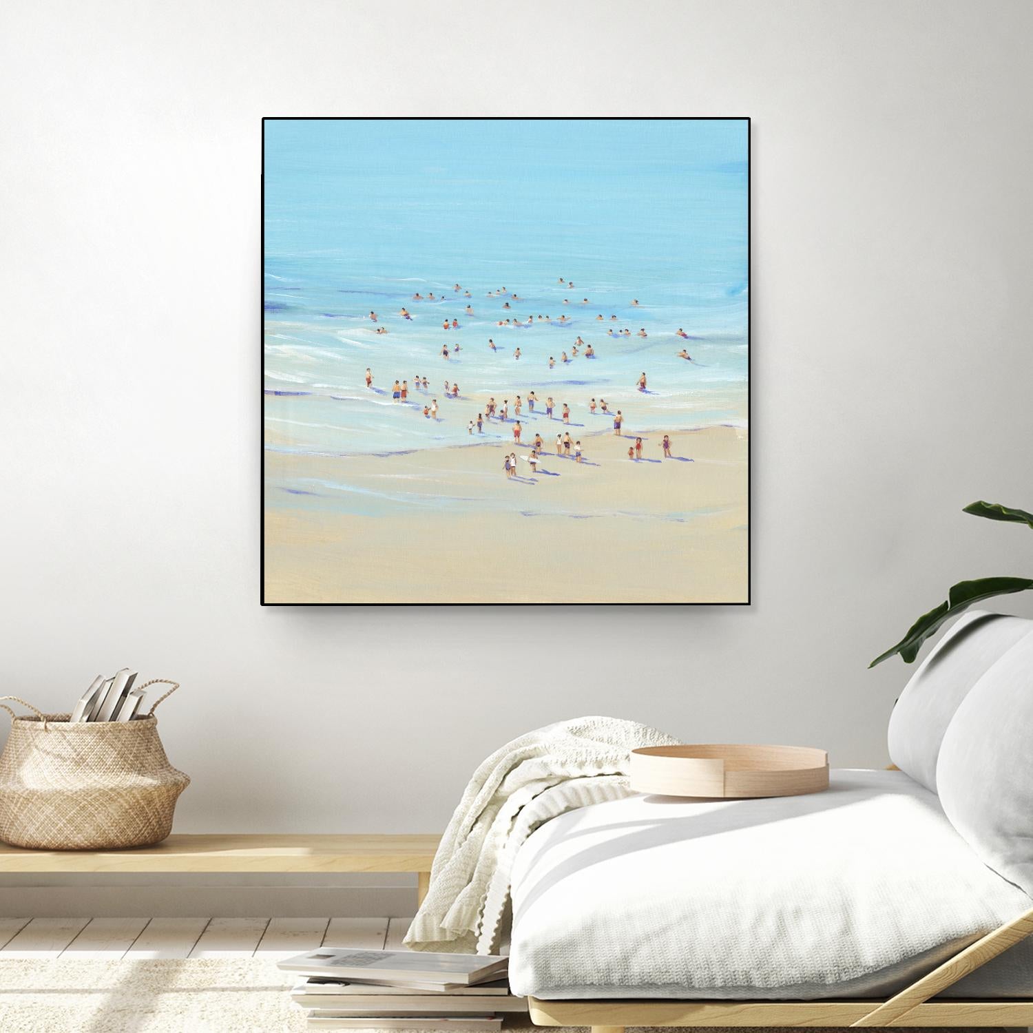 Beach Day I by Tim OToole on GIANT ART - beige coastal & tropical beach