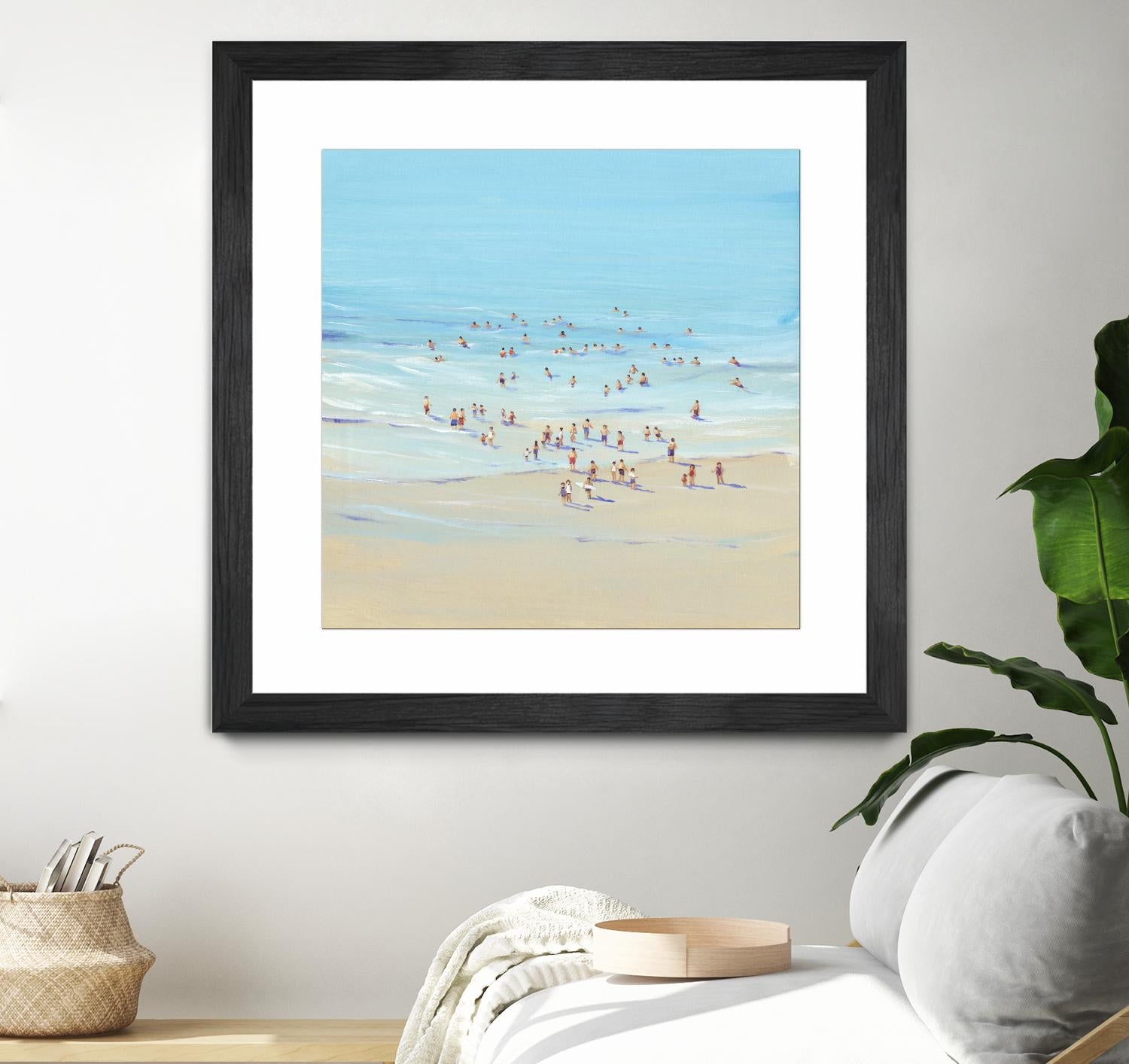 Beach Day I by Tim OToole on GIANT ART - beige coastal & tropical beach