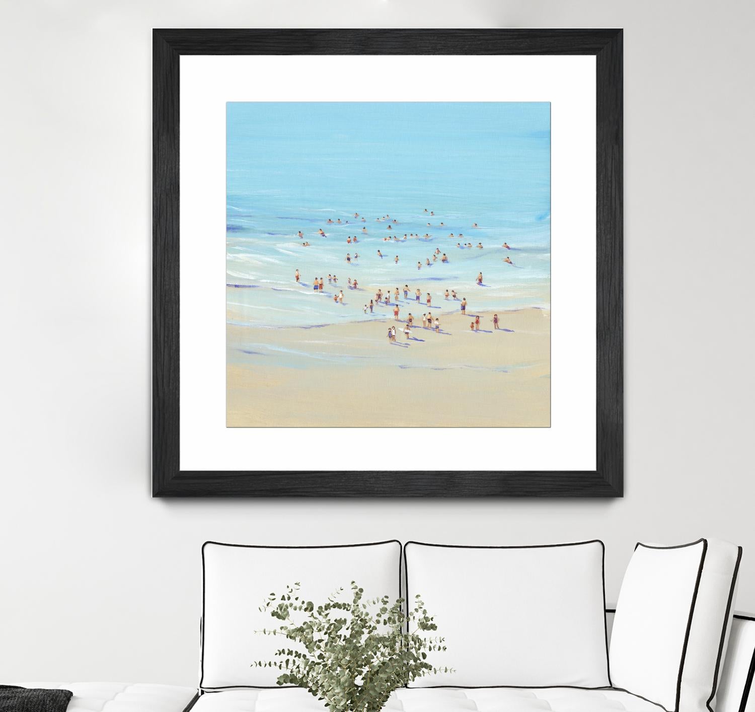 Beach Day I by Tim OToole on GIANT ART - beige coastal & tropical beach