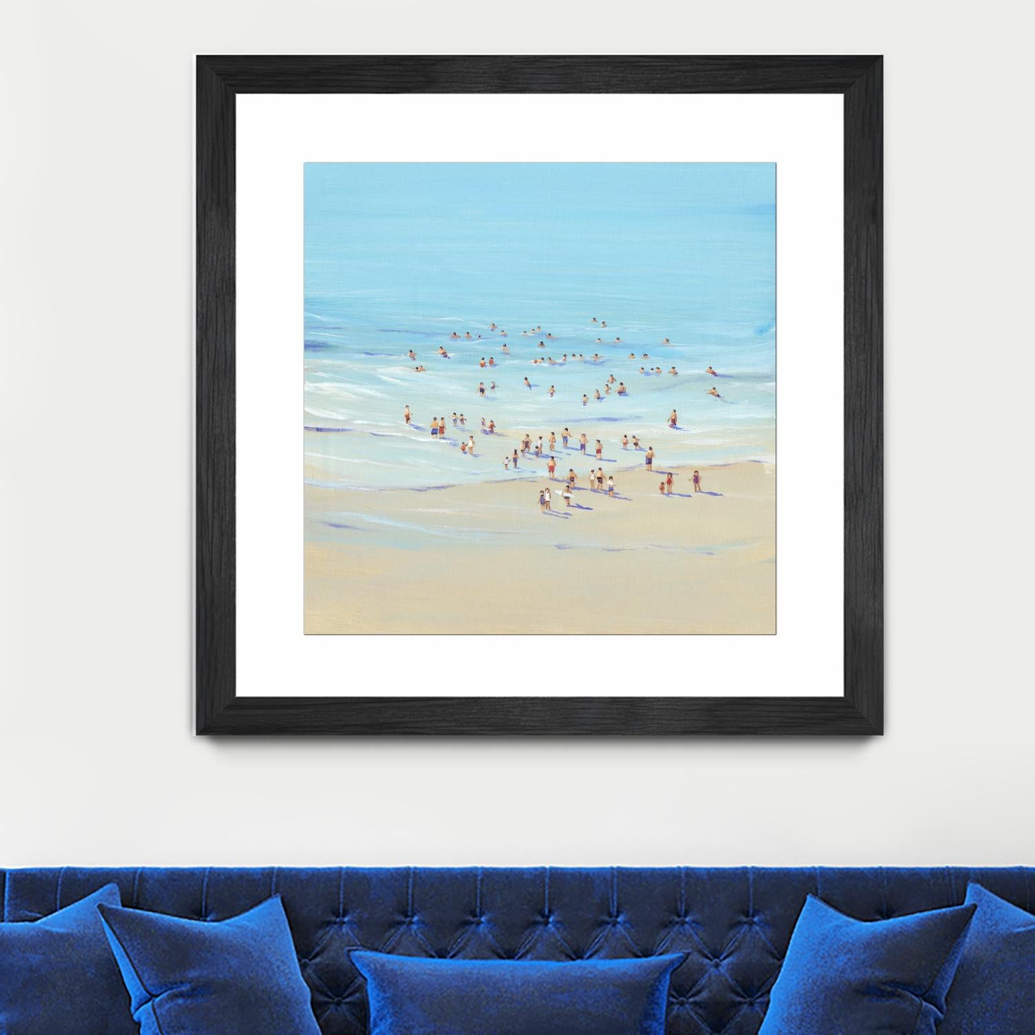 Beach Day I by Tim OToole on GIANT ART - beige coastal & tropical beach