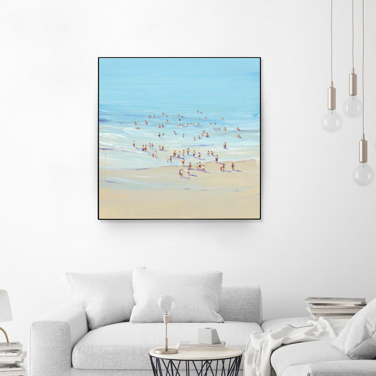 Beach Day I by Tim OToole on GIANT ART - beige coastal & tropical beach