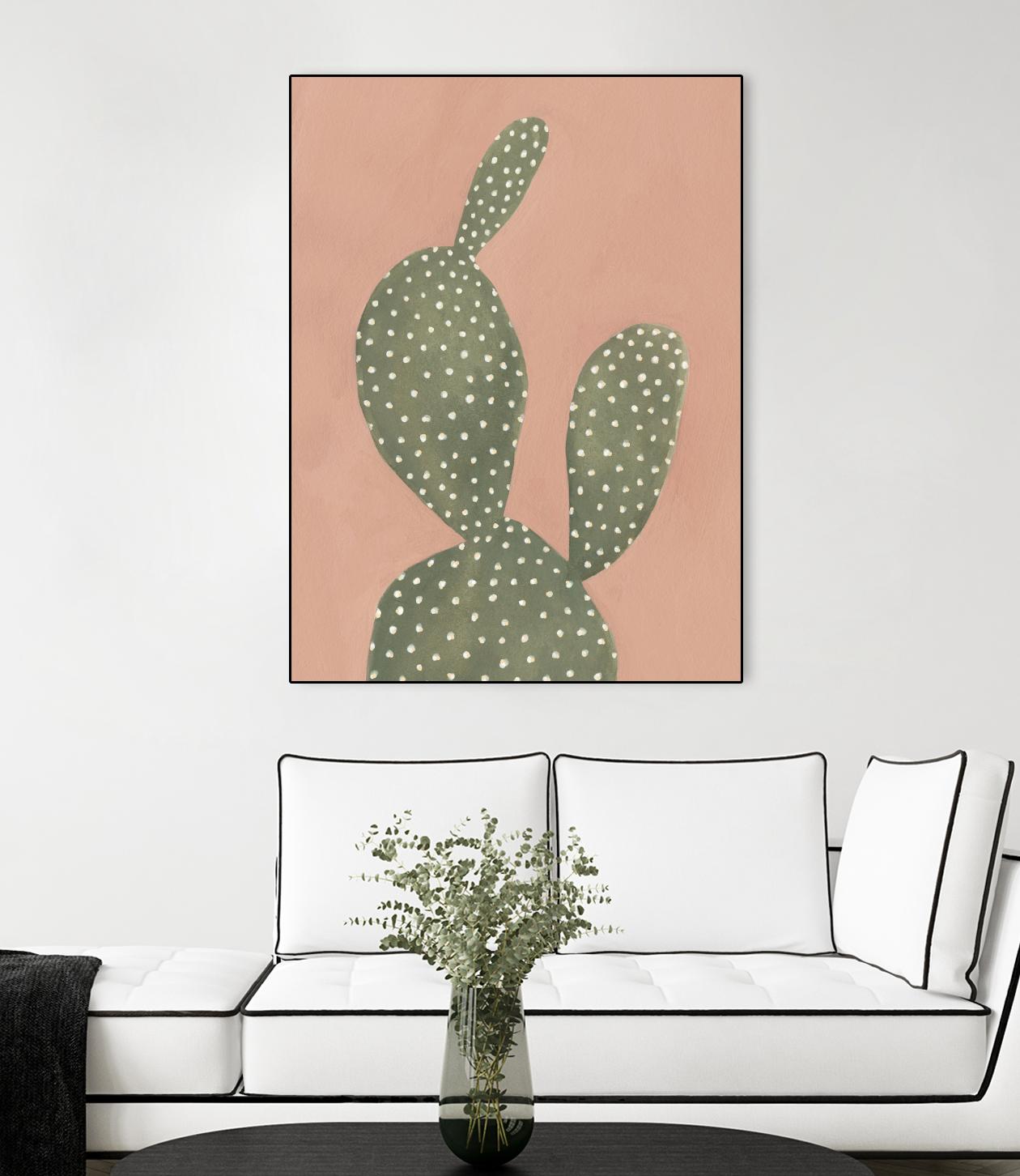 Coral Cacti I by Emma Scarvey on GIANT ART - coastal & tropical