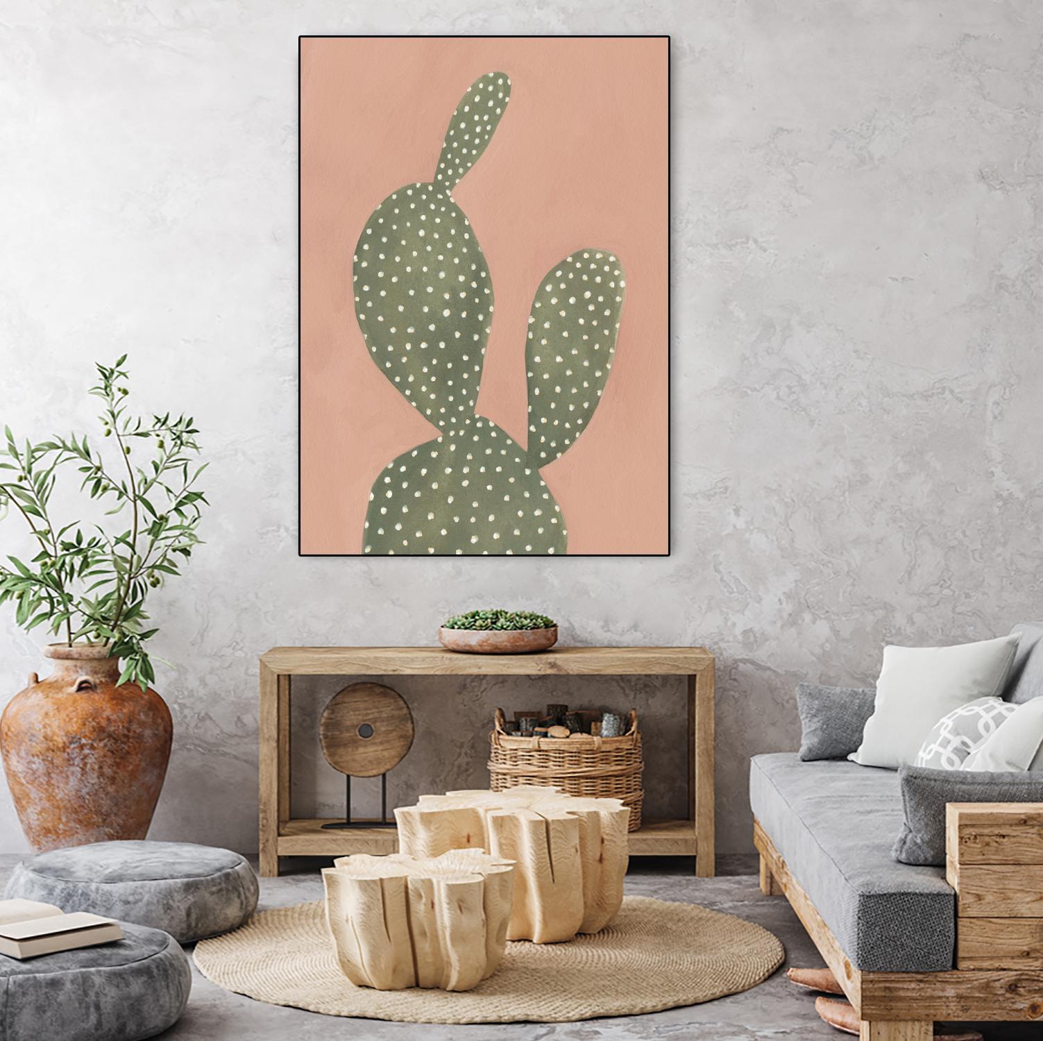 Coral Cacti I by Emma Scarvey on GIANT ART - coastal & tropical