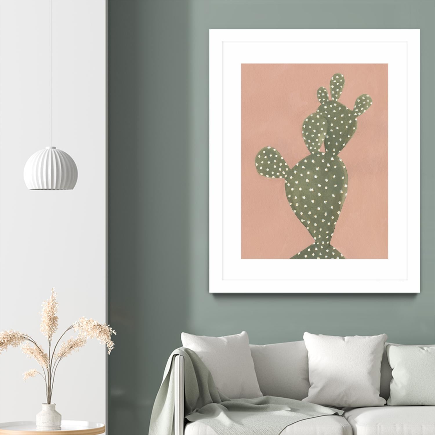 Coral Cacti II by Emma Scarvey on GIANT ART - coastal & tropical