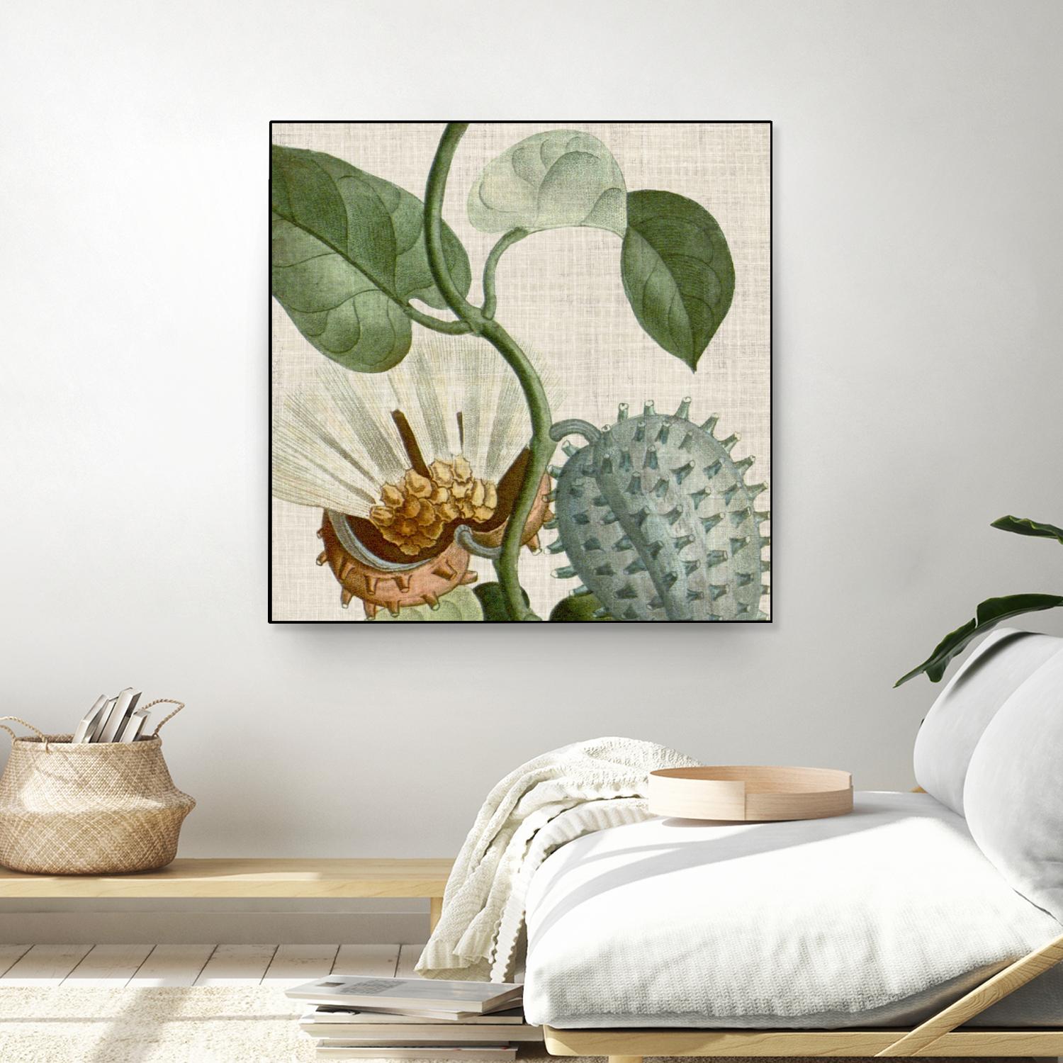Cropped Turpin Tropicals II by Vision Studio on GIANT ART - green botanical & floral plant