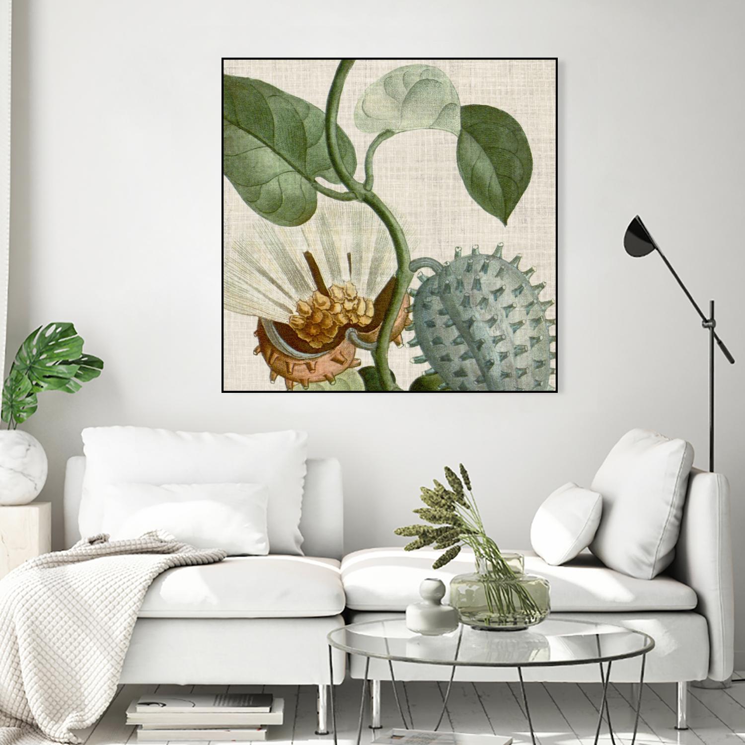 Cropped Turpin Tropicals II by Vision Studio on GIANT ART - green botanical & floral plant