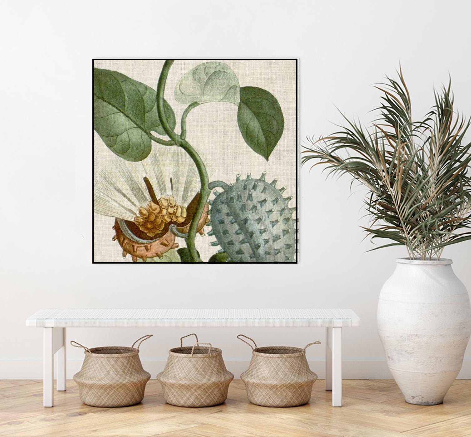 Cropped Turpin Tropicals II by Vision Studio on GIANT ART - green botanical & floral plant