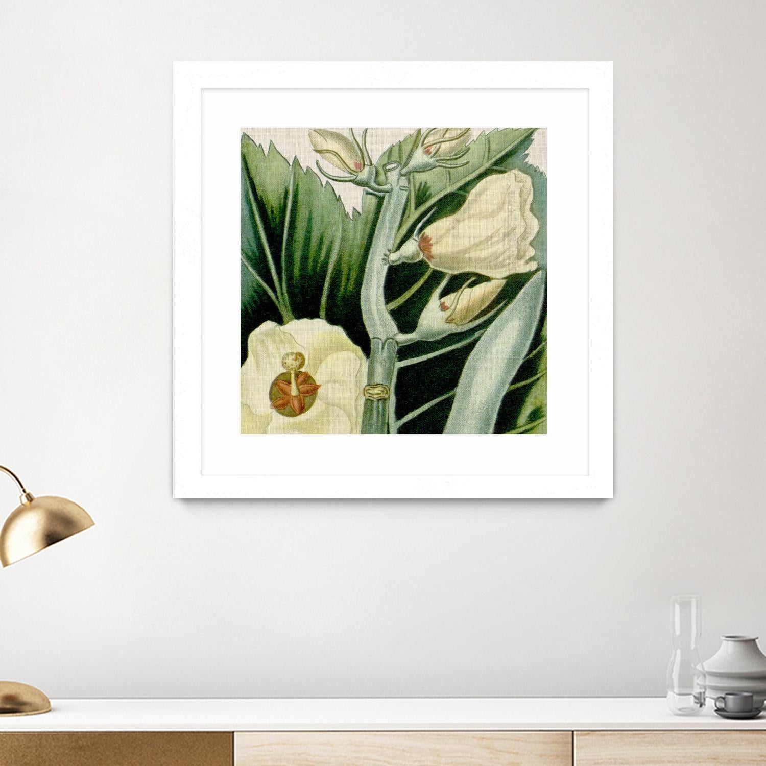 Cropped Turpin Tropicals III by Vision Studio on GIANT ART - botanical & floral