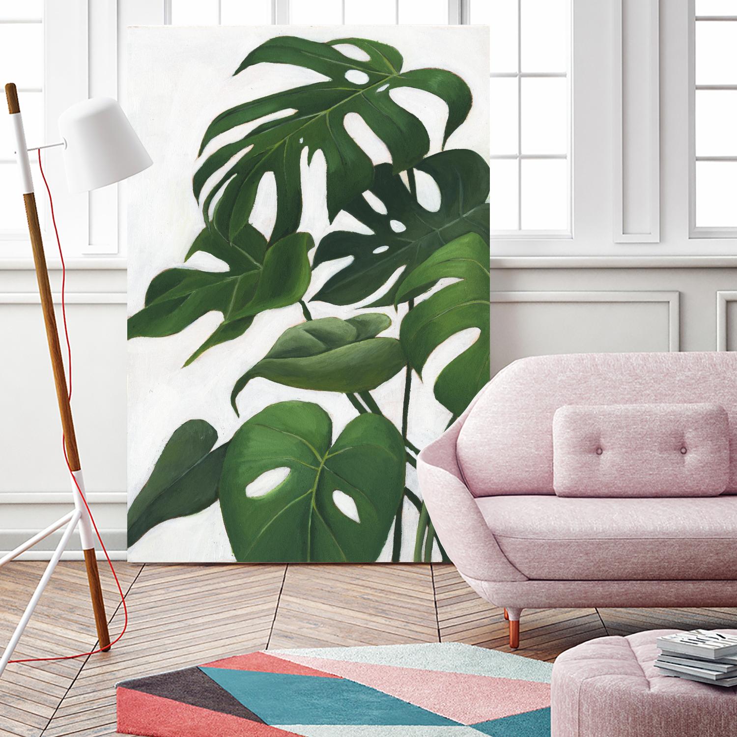 Pura Vida I by Grace Popp on GIANT ART - green coastal & tropical abstract